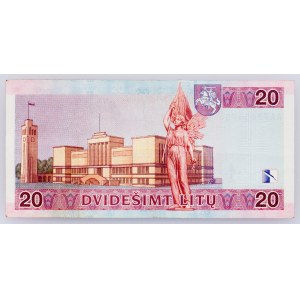 Lithuania, 20 Litai 2001