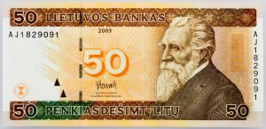 Lituania, 50 Litu 2003