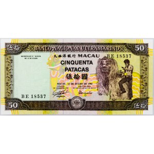 Macau, 50 Patacas 1992