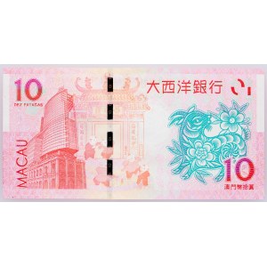 Macau, 10 Patacas 2015