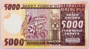 Madagaskar, 5000 franků 1974