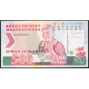 Madagascar, 2500 Francs 1993
