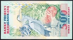 Madagaskar, 2500 franków 1993