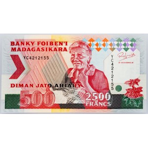 Madagascar, 2500 Francs 1992-1994