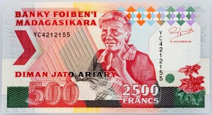 Madagaskar, 2500 Francs 1992-1994