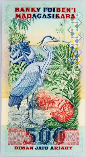 Madagaskar, 2500 franků 1992-1994