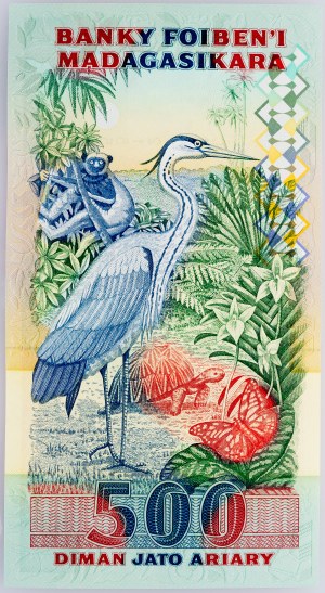 Madagaskar, 2500 Francs 1992-1994