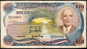 Malawi, 10 Kwacha 1964