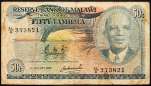 Malawi, 50 Tambala 1983