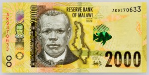 Malawi, 2000 kwacha 2016