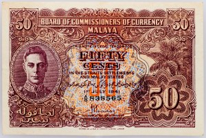 Malajsie, 50 centů 1941