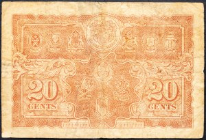 Malaysia, 20 Cents 1941