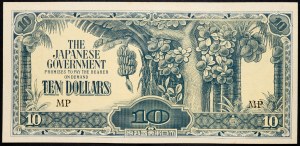 Malaysia, 10 Dollars 1942
