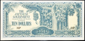 Malaysia, 10 Dollars 1942