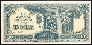 Malajsie, 10 dolarů 1942-1944