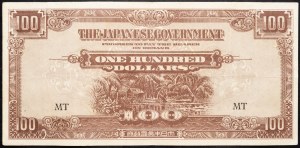 Malesia, 100 dollari 1944