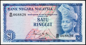 Malesia, 1 Ringgit 1967