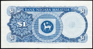 Malajsie, 1 ringgit 1967