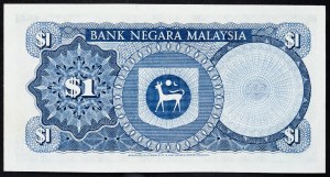 Malezja, 1 ringgit 1967