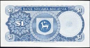 Malajzia, 1 ringgit 1967