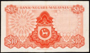 Malajzia, 10 ringgitov 1967-1972