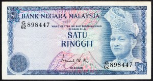 Malajsie, 1 ringgit 1972-1976