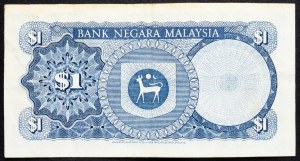 Malezja, 1 ringgit, 1972-1976