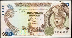 Malaisie, 20 Ringgit 1982-1984