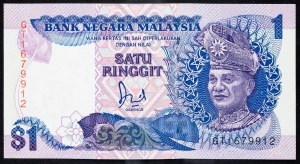 Malezja, 1 ringgit 1989