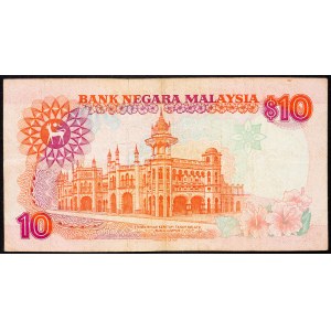 Malaysia, 10 Ringgit 1989