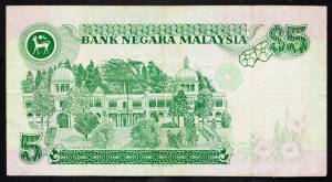 Malezja, 5 ringgit 1995
