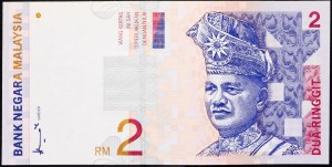 Malezja, 2 ringgit 1996-1999