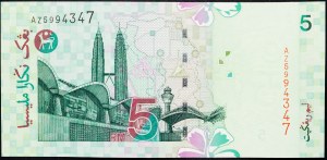 Malesia, 5 Ringgit 1999