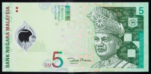 Malaysia, 5 Ringgit 2004