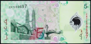 Malesia, 5 Ringgit 2004