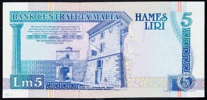 Malta, 5 Liri 1967