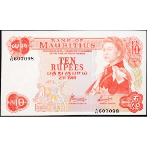 Mauritius, 10 Rupees 1967