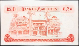 Mauritius, 10 rupii 1967