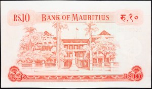 Maurice, 10 roupies 1967