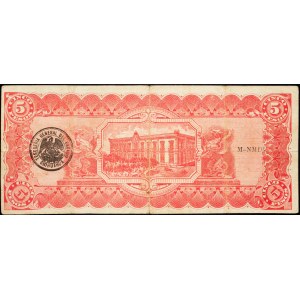 Mexico, 5 Pesos 1914