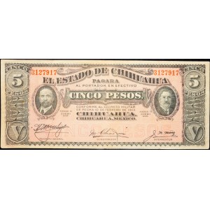 Mexico, 5 Pesos 1915