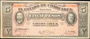 Mexiko, 5 pesos 1915