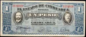 Mexique, 1 Peso 1915