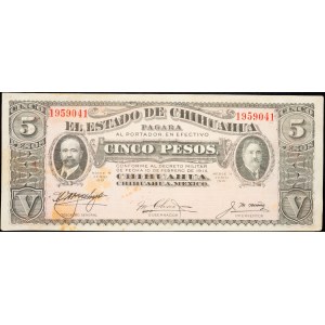 Mexico, 5 Pesos 1915