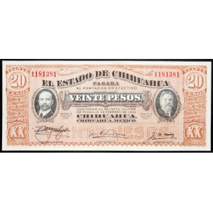 Mexico, 20 Pesos 1915