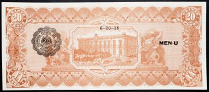Mexique, 20 pesos 1915