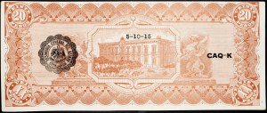 Mexiko, 20 pesos 1915