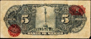 Mexique, 5 Pesos 1937