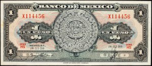 Mexiko, 1 peso 1959