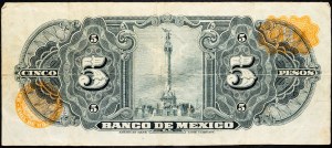 Meksyk, 5 pesos 1961